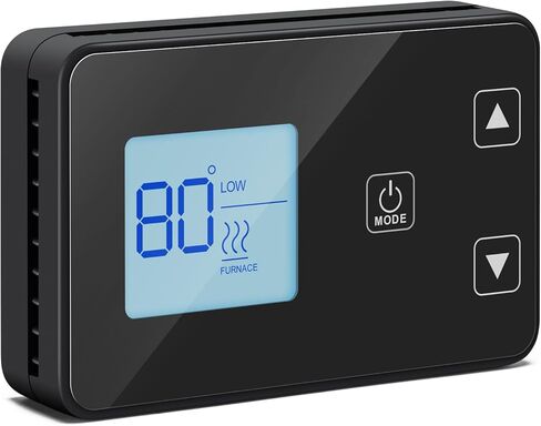 Briidea RV ترموستات جداري لمنطقة واحدة - متوافق مع Dometic 3316250.712، شاشة عرض رقمية بإضاءة خلفية، يعمل مع أنظمة Dometic 3316250.712، لمكيفات الهواء الباردة فقط، المضخة الحرارية وشريط الحرارة RV in Kuwait