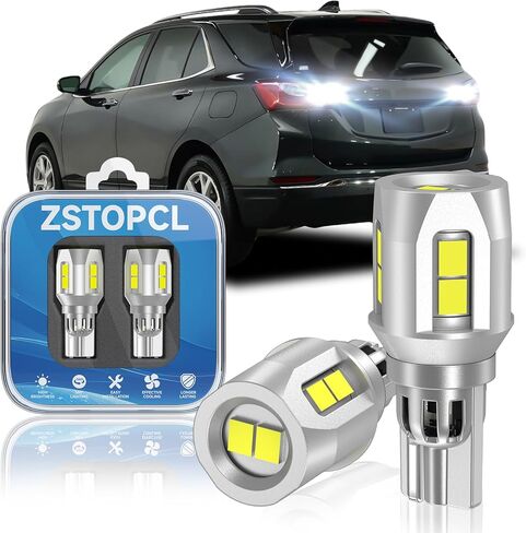 مصابيح إضاءة عكسية LED 921 مناسبة لسيارة Chevy Tahoe 2015-2020، سطوع مطور بنسبة 500%، استبدال مصابيح احتياطية LED فائقة السطوع 912 T15، 6000K أبيض، حزمة من 2 in Kuwait