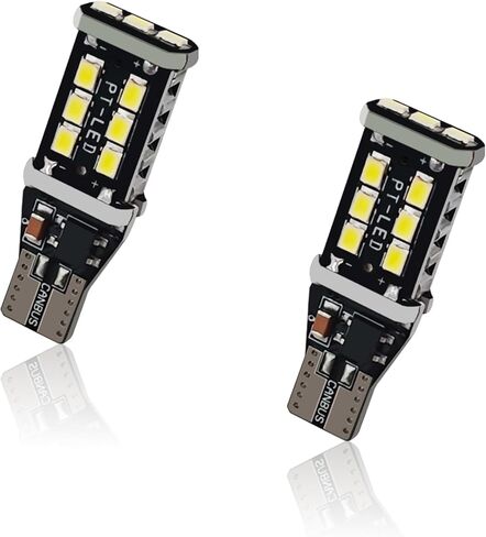 4PCS 912 921 LED Bulb Reverse Light T15 LED Backup Reverse Light 912 921 T15 W16W 906 922 Third Brake Cargo Stop Lights Lamp 12V 6500K 5W Super Bright White Decoding Lights with 3030SMD Chip in Kuwait