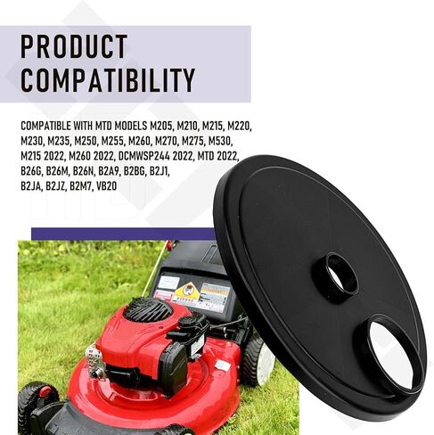 2 حزمة 731-07240A غطاء غبار العجلة لـ MTD Cub Cadet Murray Troy-Bilt Yard-Machines Pioneer XP Trail A1JC B22N B2M7 M235 B2J1 SP21 TB610 جزازة العشب، استبدال 731-07240 in Kuwait