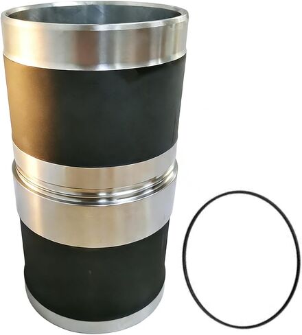 بطانة الأسطوانة 3802370 3907792 3802088 Wieoncke متوافقة مع Cummins 6C 6CT C8.3 ISC8.3 QSC8.3 للحالة 1150E 1550 W36 721 1670 1844 7120 9110 لـ Massey Ferguson 8570 للأبيض 2500 160 in Kuwait