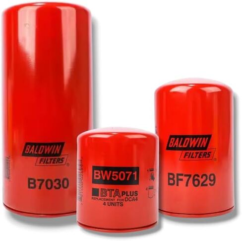 طقم خدمة الفلتر B7030 BF7629 BW5071 يناسب DT466E الدولي ويستبدل LF3883 FF5269 WF2071 in Kuwait