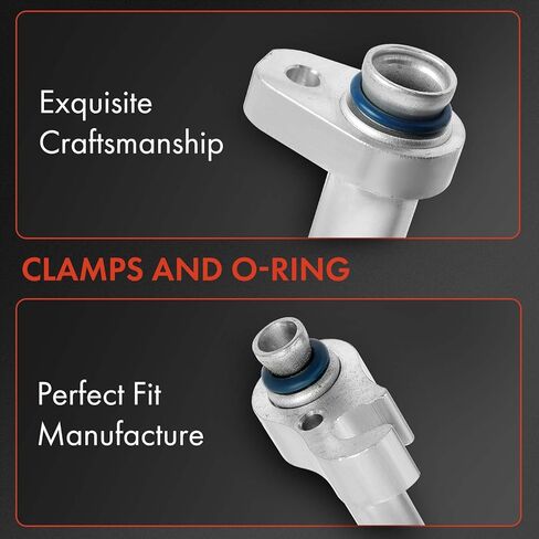 A-Premium A/C Suction Line Hose & Liquid Line Hose Assembly Compatible with Hyundai Santa Fe 2013-2018, Santa Fe Sport 2014-2018, Santa Fe XL 2019, 2.0L 3.3L in Kuwait