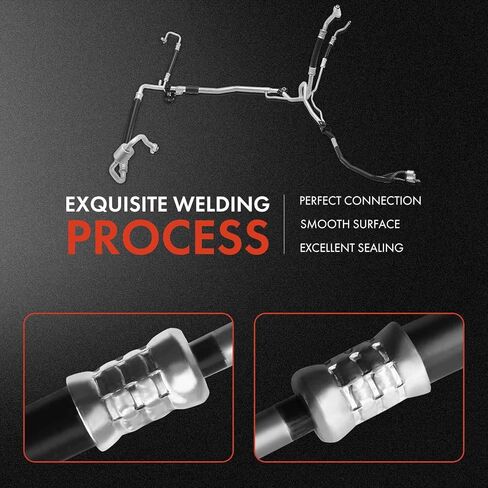 A-Premium A/C Suction Line Hose & Liquid Line Hose Assembly Compatible with Hyundai Santa Fe 2013-2018, Santa Fe Sport 2014-2018, Santa Fe XL 2019, 2.0L 3.3L in Kuwait