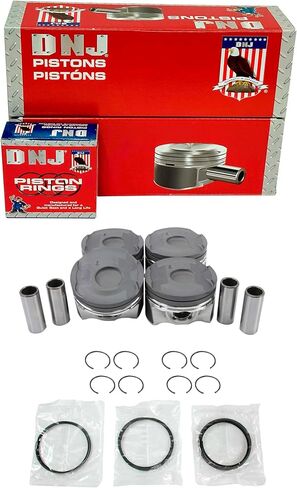 طقم مكبس وحلقة DNJ PRK360 لـ 2016-2022 بويك شيفروليه كروز إنكور تراكس 1.4L L4 16V DOHC 1399cc in Kuwait