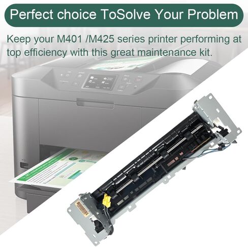 مجموعة صيانة المصهر M401 M425، بديل RM1-8808 لطابعة HP Laserjet Pro 400 M401 M425، تتضمن بكرات المصهر والنقل والالتقاط in Kuwait