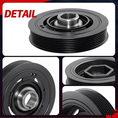 594-766 13810-5A2-A01 الموازن التوافقي العمود المرفقي بكرة لهوندا CR-V 2015-2019 أكورد 2013-2017 ل أكورا ILX 2016-2017 2019-2022 TLX 2015-2020 2.4L المحرك in Kuwait