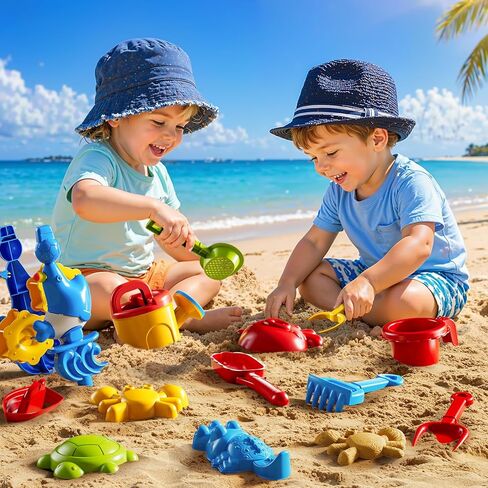 3-Tier Sand and Water Activity Table for Kids 3-8, Sensory Play Table with Waterfall Design & Beach Toy Set, Outdoor Backyard Playset for Toddlers 2-6, Great Birthday Present in Saudi Arabia