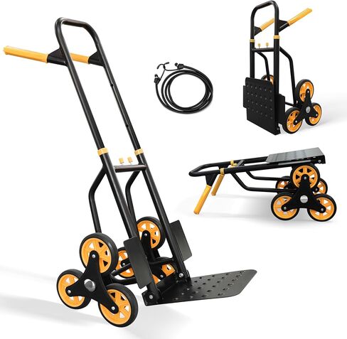 Olympia Tools Aluminum Foldable Utility Shopping Cart for Groceries with Big Wheels and Removable Bag, Collapsible Personal Folding Cart in Saudi Arabia