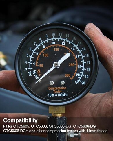 جهاز اختبار الضغط 12 مم محول مناسب لمحركات Ford 4.6L 5.4L 6.8L 3 صمامات 2008 وما بعده مع شمعات الإشعال 12 مم، استبدل 5608 in Kuwait