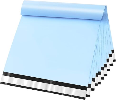 Famagic Poly Mailers 19x24 50 Pack، أكياس شحن وردية فاتحة مقاومة للماء، أكياس تغليف مقاومة للتمزق لمستلزمات الملابس، حقائب بريدية ذاتية الغلق للأعمال، مظاريف بريدية من البوليستر للشحن in Kuwait