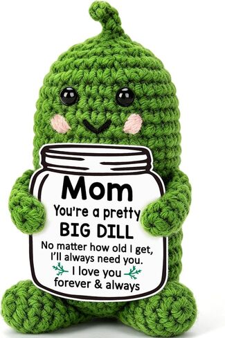 BiuNiuring Mini Funny Pickle Birthday Gifts for Men Women, Teacher Appreciation Graduation Gifts for Dads Mom Son Daughter Sister Friend Coworkers, Thank You Husband Wife Funny Small Desk Decor in Saudi Arabia