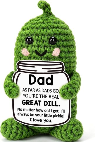 BiuNiuring Mini Funny Pickle Birthday Gifts for Men Women, Teacher Appreciation Graduation Gifts for Dads Mom Son Daughter Sister Friend Coworkers, Thank You Husband Wife Funny Small Desk Decor in Saudi Arabia