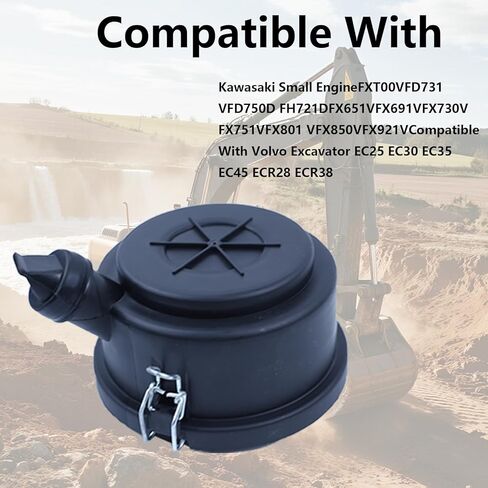 11011-7056 غطاء غطاء فلتر الهواء متوافق مع نماذج محرك كاواساكي الصغيرة FXT00V FD731V FD750D FH721D FX651V يناسب فولفو EC25 EC30 EC35 حفارة استبدال P533761 in Kuwait