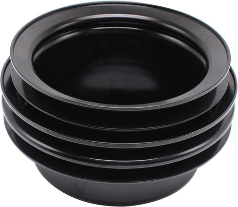 بكرة العمود المرفقي الفولاذية ذات 3 أخدود سوداء سوداء بقطر 6-5/8 بوصة تناسب سيارة Ford Small Block 260 289 & 351W 1965-1967 in Kuwait