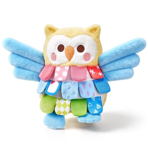 ألعاب الأطفال JoyCat من 0 إلى 12 شهرًا، حيوانات محشوة على شكل بومة حسية، لعبة وقت البطن الناعمة للرضع مع تجعيد ومرآة، لعبة مقعد السيارة لحديثي الولادة صبي فتاة دش هدية عيد الميلاد للأعمار 3 4 5 6 أشهر in Saudi Arabia