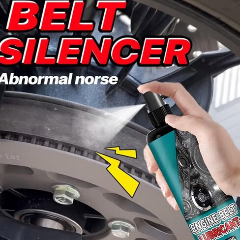Belt Dressing Spray,Noise Reduction Quick-Dry Lubricant,100ml Car Squeak Belt Dressing Spray | for Timing Drive Rubber AC Compressor Alternator Truck Sedan SUV Indoor Outdoor in Kuwait