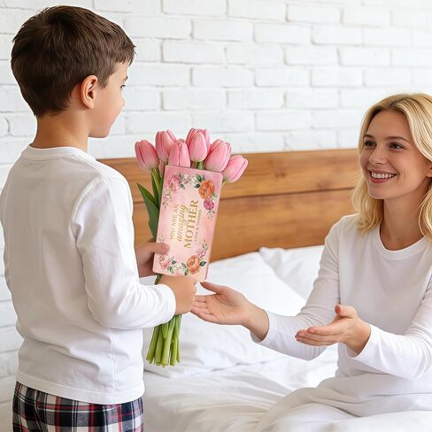ظرف نقود عيد الأم مع 6 فتحات للنقود، حامل نقود يدوي الصنع، حامل هدايا نقدية مفاجئة للأم in Kuwait