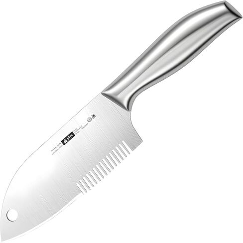 Julienne Slicer Stainless Steel Onion Cutter Scallion Shredder, Vegetable Chopper with Comb Teeth, Kitchen Gadgets (Full Stainless Steel) in Kuwait