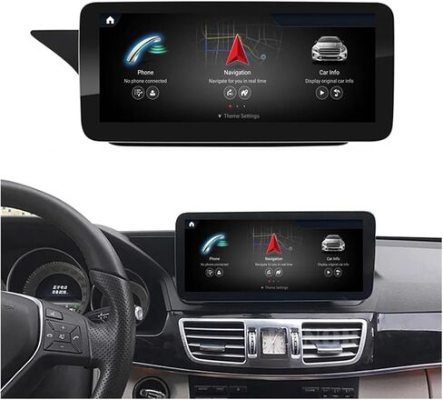 قمرة القيادة للوحة القيادة LCD الرقمية متوافقة مع Benz W212 مع شاشة ترقية سيارة Android in Kuwait