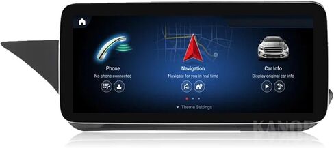 قمرة القيادة للوحة القيادة LCD الرقمية متوافقة مع Benz W212 مع شاشة ترقية سيارة Android in Kuwait