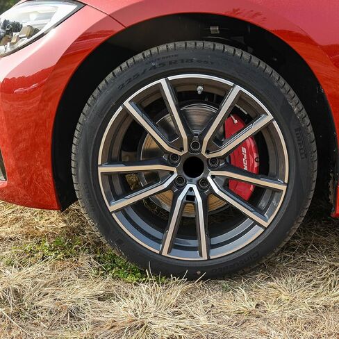 4 قطع من أغطية فرجار الفرامل الألومنيوم لسيارة Mercedes Benz A C E G M S-Class C43 C63 CLA CLE CLS GLA GLB GLC GLE GLS - ملحقات السيارات (أحمر، CLA) in Kuwait