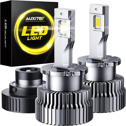 مصابيح إضاءة AUXITO H11، 40000LM 6500K أبيض بارد H9/H8/H11 مصابيح ضباب LED مع مروحة 1:1 حجم صغير، CANbus جاهز بدون وميض، حزمة من 2 in Kuwait