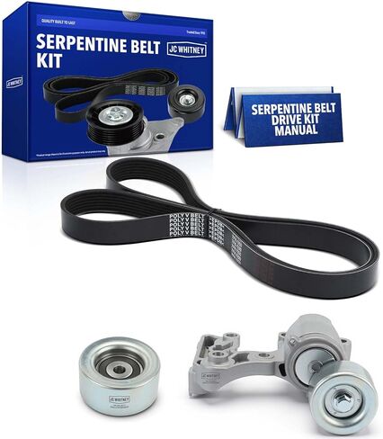 JC Whitney JFBAJCWTBK00097 طقم حزام محرك سيربنتين - متوافق مع Toyota RAV4 06-12، Camry 12-17، Highlander 08-16، Lexus RX350 10-15، IS250 06-10، ES350 13-18 - 2.5L 3.5L in Kuwait