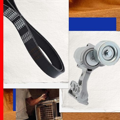 JC Whitney JFBAJCWTBK00097 طقم حزام محرك سيربنتين - متوافق مع Toyota RAV4 06-12، Camry 12-17، Highlander 08-16، Lexus RX350 10-15، IS250 06-10، ES350 13-18 - 2.5L 3.5L in Kuwait