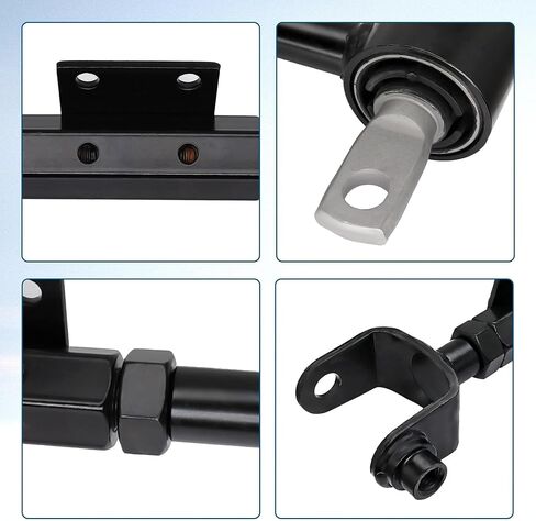 ذراع التحكم في التعليق العلوي الخلفي قابل للتعديل متوافق مع Honda Civic/Acura RSX EL 2001-2005، مجموعة أذرع التحكم في الحدبة المعلقة للمحاذاة اليمنى واليسرى استبدال 52390-S5A-A01 in Kuwait