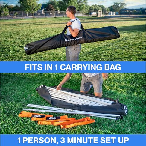 9 Square Game Indoor, Outdoor, Giant, Portable Metal, Waterproof, Quick Setup - Backyard, Beach, School, Camp, Lawn, Yard Games Fun Activity for Family, Kids, Teens & Adults in Kuwait