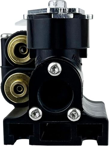 طقم صمام التحكم في الارتفاع H01501UD مع صمام تفريغ مفتوح عادةً - يستبدل 12258، 758-12258، 80-1501 - مجموعة صمام تسوية تعليق الهواء مع 3 رافعات وتركيبات لمقطورة الشاحنة RV in Kuwait
