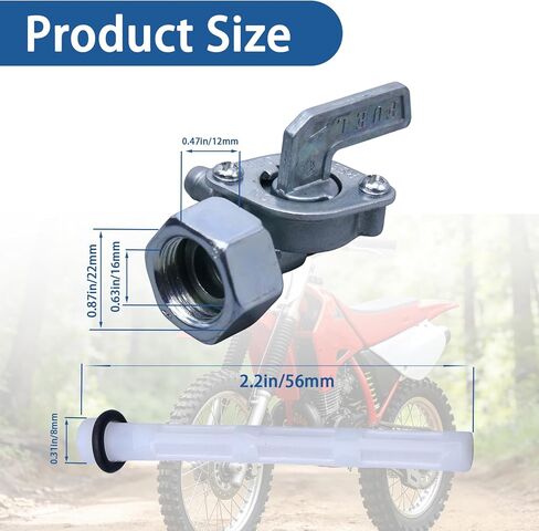 مفتاح صمام الوقود بيتكوك متوافق مع HONDA ATC 185 185S 200X 200S 200M، استبدال 16950-149-025 in Kuwait