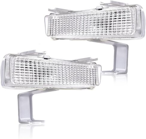 CHEDA Turn Signal Lights Compatible with Chevy Caprice 1980-1990 Plastic Lens Left & Right Bumper in Kuwait