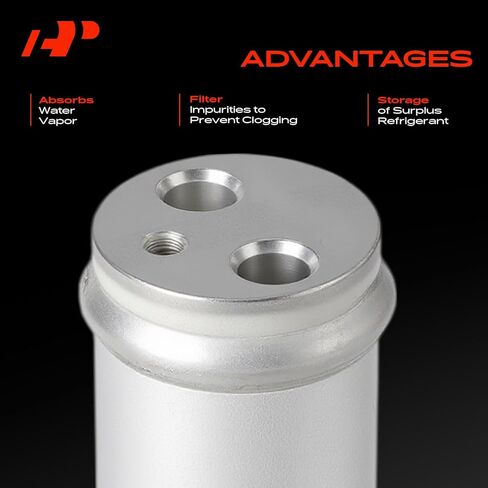 A-Premium Steel Air Conditioning A/C Receiver Drier Compatible with Mercedes-Benz Sprinter 1500 3500XD 2019, Sprinter 2500 3500 2014-2019, Black in Kuwait
