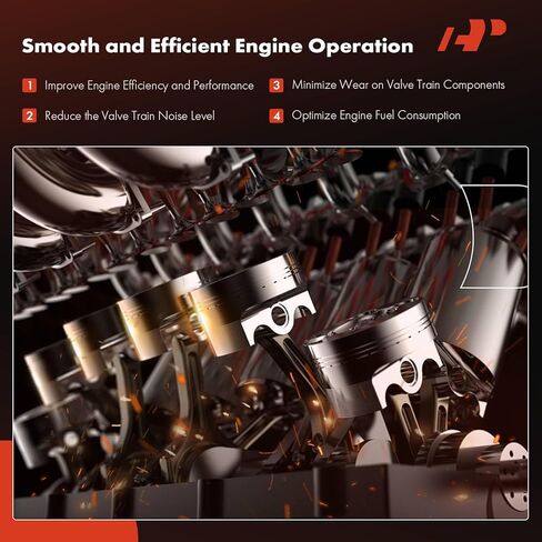A-Premium 16Pcs Aluminum Engine Roller Rocker Arms Kit with Needle Bearings Compatible with Chevy SBC(Small Block) 350, 1.6 Ratio in Kuwait