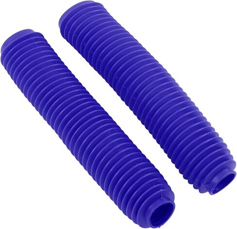 Front Fork Cover, Fydun 1 Pair Motorcycle Front Fork Shock Boots Dust Cover Replacement for RM125 DR250 DRZ400 400(Blue) in Kuwait