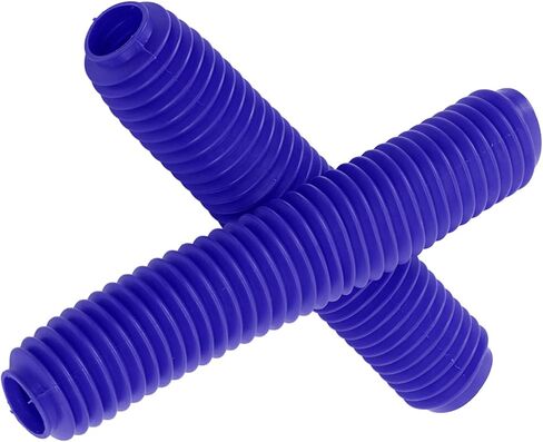 Front Fork Cover, Fydun 1 Pair Motorcycle Front Fork Shock Boots Dust Cover Replacement for RM125 DR250 DRZ400 400(Blue) in Kuwait