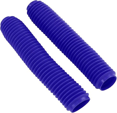 Front Fork Cover, Fydun 1 Pair Motorcycle Front Fork Shock Boots Dust Cover Replacement for RM125 DR250 DRZ400 400(Blue) in Kuwait