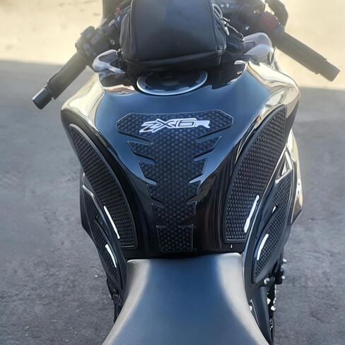 5PCS Motorcycle Fuel Tank Pad Sticker Protector Anti Slip Tank Grip Sticker Compatible with Ninja ZX 6R ZX-6R ZX636 2013-2024 2025 2026 ZX6R Accessories Side Decals Stickers in Kuwait