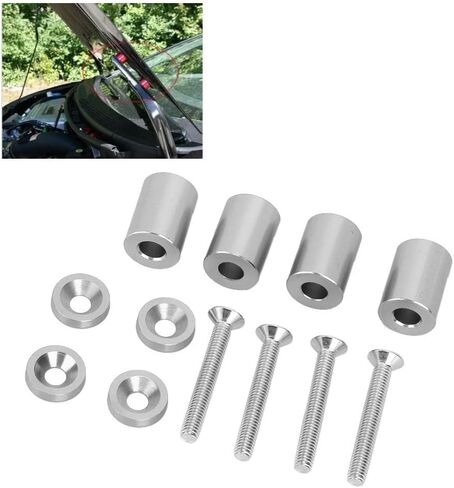 Aramox Spacer Riser, Aluminum Alloy, 6mm Motor Engine Hood Ventilation Spacer Riser in Kuwait