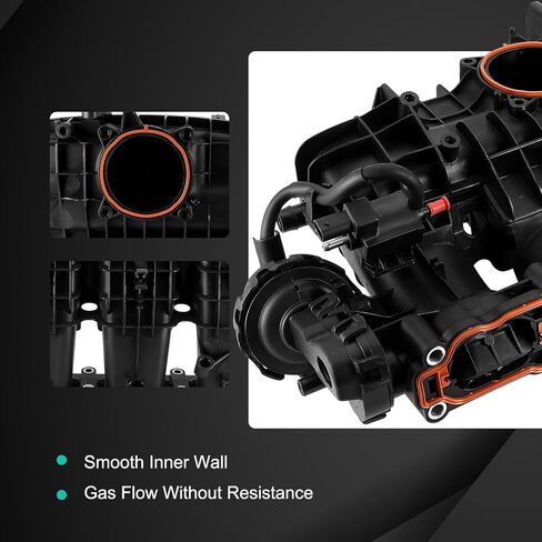AULINK 06L133201AS Intake Manifold with Solenoid Valve Sensor For VW Beetle 2013-2017,Golf 2015-2018,Golf Alltrack 2017-2019,Golf SportWagen 2015-2019,Jetta 2014-2018,Passat 2014-2017 1.8L 2.0L L4 in Kuwait