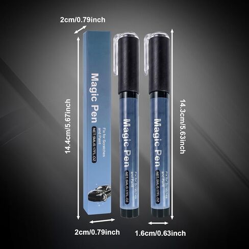 2Pcs All Cars Magic Pen, Magic Car Scratch Removal Pen, All Cars Magic Pen for Car Scratches, Quick Paint Scratch Remover & Easy Car Paint Repair in Kuwait