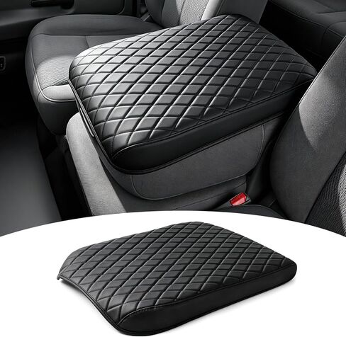 FREESOO Center Console Cover for 2009-2018 Dodge Ram 1500 2500 3500, Armrest Cushion Pad, Waterproof Faux Leather, Easy to Clean, Non-Slip & Anti-Scratch, Bucket Seat Only in Kuwait