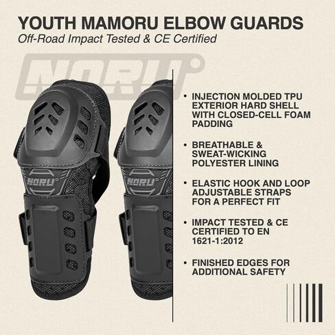Noru Off-Road Youth Mamoru Elbow Guard in Kuwait