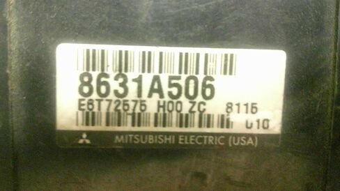 وحدة التحكم الإلكترونية في المحرك ECM متوافقة مع Mitsubishi Galant 8631A506 in Kuwait