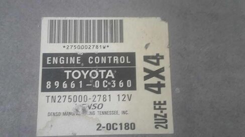 Engine ECM Control Module 4WD Fits 01-02 Compatible with Toyota Compatible with Tundra 89661-0C360 896610C360 in Kuwait