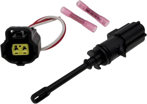 Intake Air Charge Temperature Sensor and Connector Pigtail Harness 5149279AC Compatible with Challenger Charger Durango Cherokee Grand Cherokee Ram 1500 2500 3500 in Kuwait