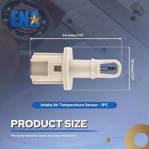 ENA Intake Air Temperature Sensor Compatible with Nissan Mercury Altima Frontier Xterra Sentra Quest Pickup NP300 Villager 2.4L 2.5L 3.0L 3.3L 4.0L l4 V6 2007 2008 2009 2010 2011 Replaces AX50 AX50T in Kuwait