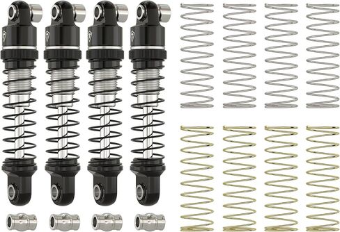 TREAL Aluminum Shocks Absorber (4P) 23mm for Axial SCX30(Green) in Kuwait